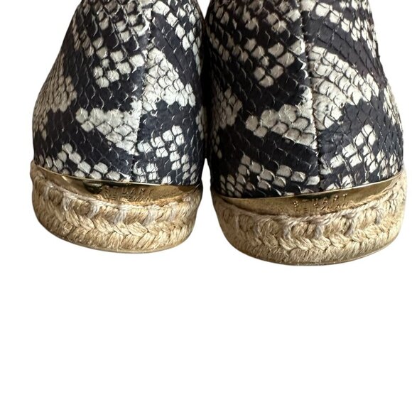 Stuart Weitzman Catalan Snake Python Print Espadrilles Flats Comfort Shoes 10 - Picture 11 of 14